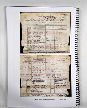 Book of scanned WW1 histories - Hindley Brothers 1918.