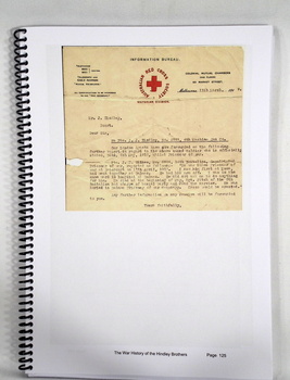 Book of scanned WW1 histories - Hindley Brothers 1918.