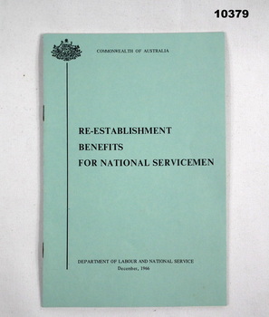 re establishment benefits for National Servicemen.