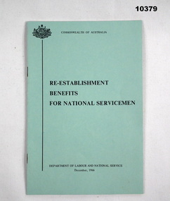 re establishment benefits for National Servicemen.