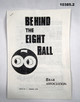 8 RAR eight ball newsletter 1989