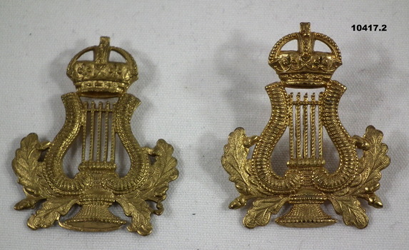 Two Military bandsmen’s arm bands