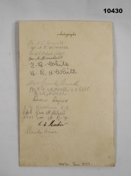 Dinner for departing A.I.F. Soldiers.