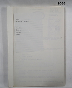 Bound copies of Unit reports
