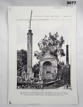 Photocopy of a newspaper article