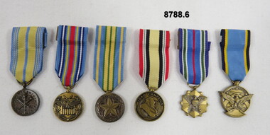 Set of six (6) Miniature Medals.
