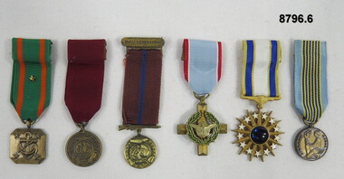 Sets of six (6) Miniature Medals.