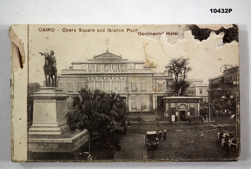 Collection of postcards featuring views of Cairo.