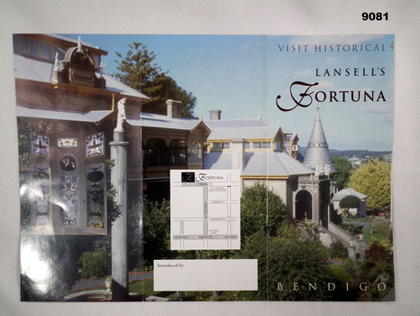 Front side of a single page coloured flyer