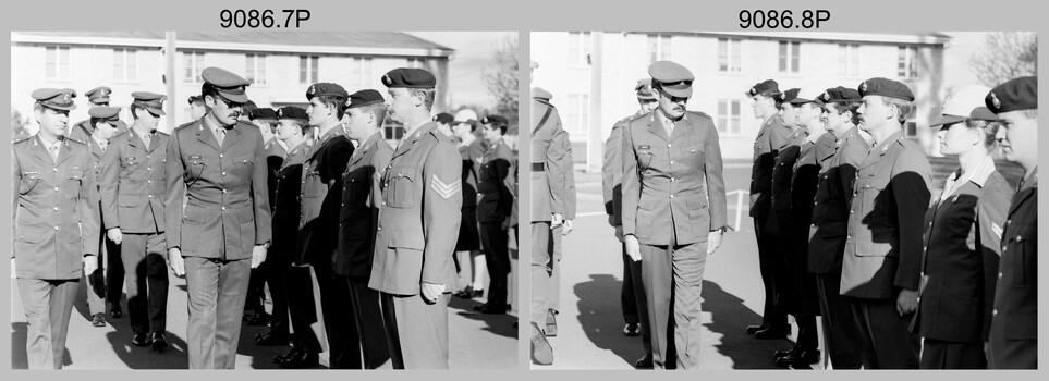 CO's Parade at the Army Survey Regiment, Fortuna Villa, Bendigo. 1990.