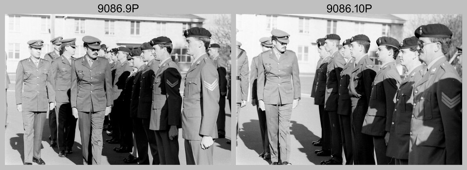 CO's Parade at the Army Survey Regiment, Fortuna Villa, Bendigo. 1990.