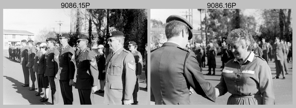 CO's Parade at the Army Survey Regiment, Fortuna Villa, Bendigo. 1990.