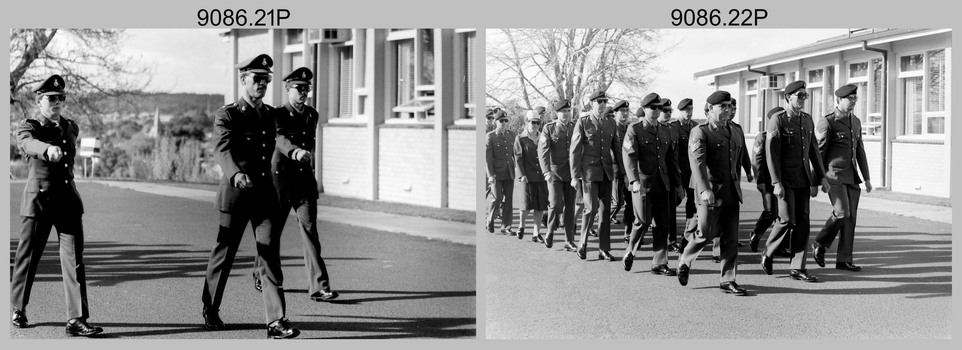 CO's Parade at the Army Survey Regiment, Fortuna Villa, Bendigo. 1990.