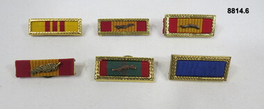 Set of six (6) Unit Citation Awards.