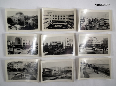 Collection of black and white photographs of Jaffa, Palestine. c.WW2