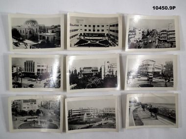 Collection of black and white photographs of Jaffa, Palestine. c.WW2