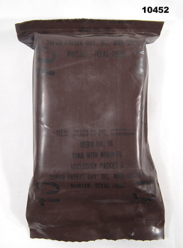 One man ration pack from USA.