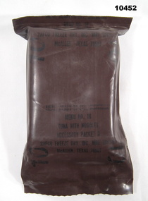 One man ration pack from USA.