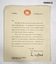 Release Certificate and accompanying letter.