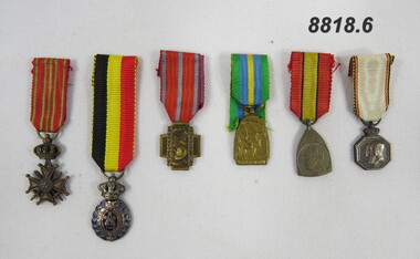 Set of six (6) Miniature Medals.