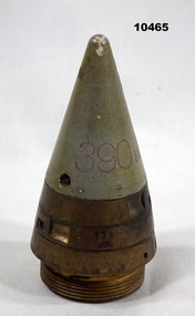 Nose cap for an artillery shell.