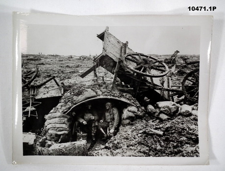 Photos of WW1 Battlefield scenes.