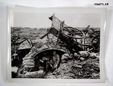 Photos of WW1 Battlefield scenes.