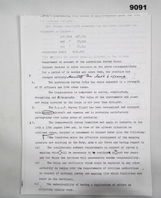 Four pages of A4 typed text