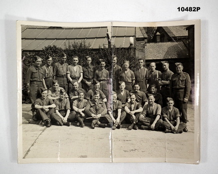 Photo of RASC Soldiers in Britain.