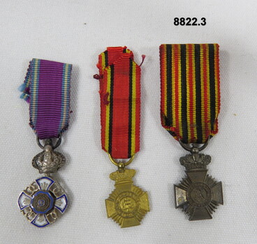 Set of three (3) Miniature medals.
