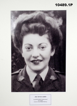 Photograph, black and white portrait, from WW2.