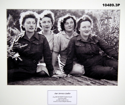 Photograph, black and white portrait, from WW2.