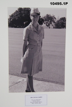 Photographs, black and white, service women.
