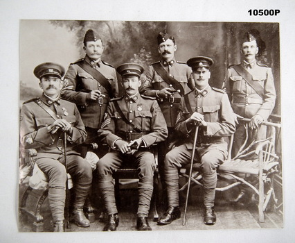 Posed photo of 8th Battalion Pre WW1.