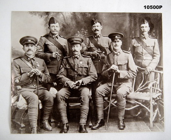 Posed photo of 8th Battalion Pre WW1.
