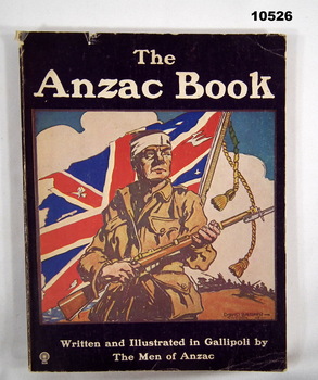 Book of stories and illustrations from Gallipoli, WW1.