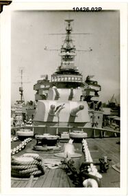 10426.02P.jpg Foredeck of Bataan displaying 4.7-inch Mark VII guns               
