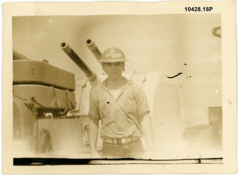 10428.18P Unidentified shipmate, likely on Bataan                                  