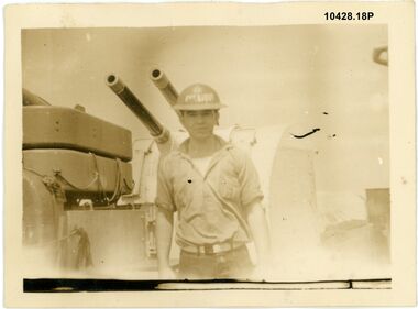 10428.18P Unidentified shipmate, likely on Bataan                                  