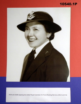 Australian Chinese Servicewoman portrait, WW2.