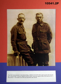 Australian Chinese Servicemen portraits, WW2.