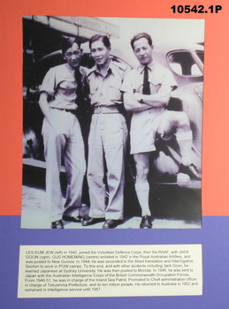 Australian Chinese Servicemen portraits, WW2.