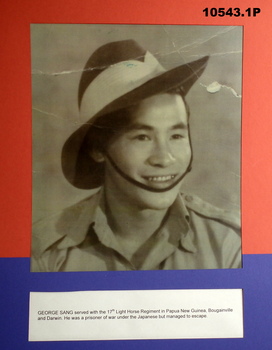 Australian Chinese Servicemen portraits, WW1 & WW2.