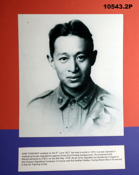 Australian Chinese Servicemen portraits, WW1 & WW2.