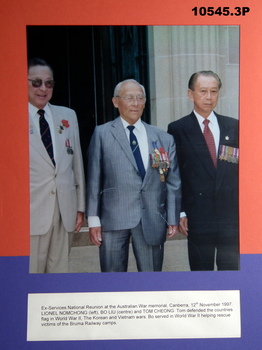 Australian Chinese Servicemen portraits, WW2.
