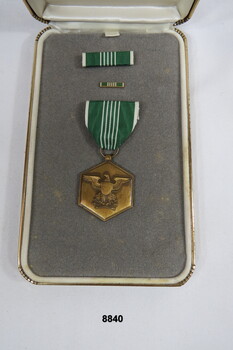 USA Presentation Box with Commendation Medal inside,