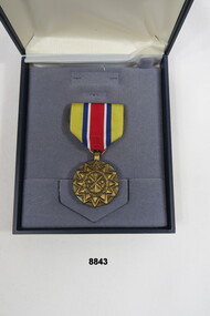 USA Army Presentation Box with Achievement Medal inside.