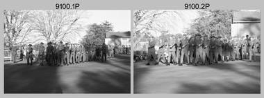 Corps Day Parade, Army Survey Regiment, Fortuna Villa, Bendigo. 28th June 1989.