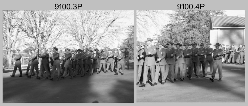 Corps Day Parade, Army Survey Regiment, Fortuna Villa, Bendigo. 28th June 1989.