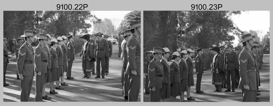 Corps Day Parade, Army Survey Regiment, Fortuna Villa, Bendigo. 28th June 1989.